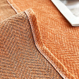 Sofa Throw – Velvet – Terracotta