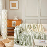 Sofa Throw – Vertical Stripe – Sage Mist