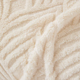 Sofa Throw – Wave Knit – Ivory Cream