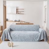 Sofa Throw – Wave Quilted – Sky Mist