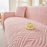 Sofa Throw – Wave Quilted – Soft Blush