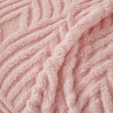 Sofa Throw – Wave Quilted – Soft Blush
