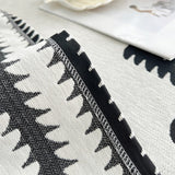 Sofa Throw – Wave Stripe – Ink Black