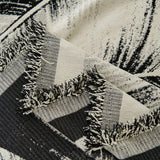 Sofa Throw – Palm Frond – Ink Black