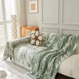 Sofa Throw – Palm Frond – Sage Mist