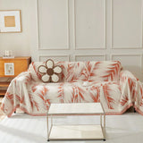 Sofa Throw – Palm Frond – Terracotta
