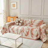 Sofa Throw – Palm Frond – Terracotta