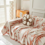 Sofa Throw – Palm Frond – Terracotta