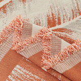 Sofa Throw – Palm Frond – Terracotta