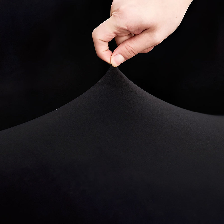 Armchair Cover – Plain Stretch – Ink Black