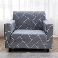 Armchair Cover – Plain Stretch – Pearl Grey