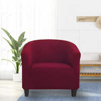 Tub Armchair Cover – Herringbone Knit – Bordeaux