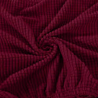 Tub Armchair Cover – Herringbone Knit – Bordeaux