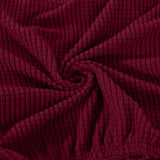 Tub Armchair Cover – Herringbone Knit – Bordeaux