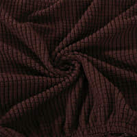 Tub Armchair Cover – Herringbone Knit – Espresso