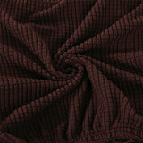 Tub Armchair Cover – Herringbone Knit – Espresso