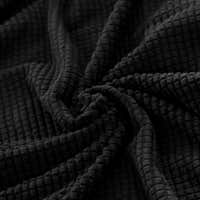 Tub Armchair Cover – Herringbone Knit – Ink Black