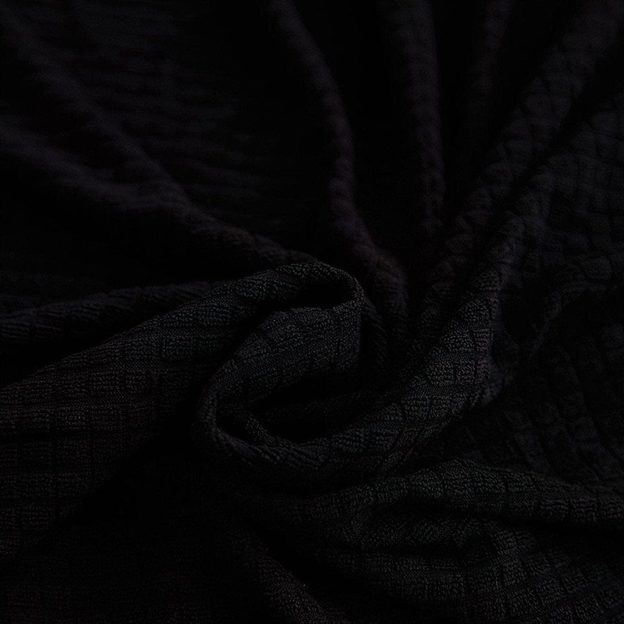 Armchair Cover – Smooth – Ink Black