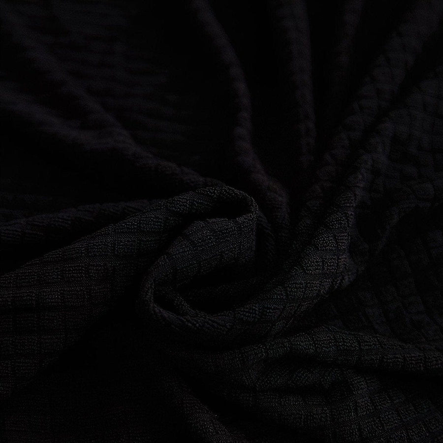 Armchair Cover – Smooth – Ink Black
