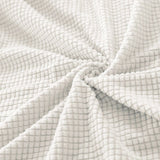 Tub Armchair Cover – Herringbone Knit – Ivory Cream