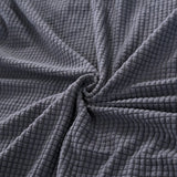 Tub Armchair Cover – Herringbone Knit – Charcoal