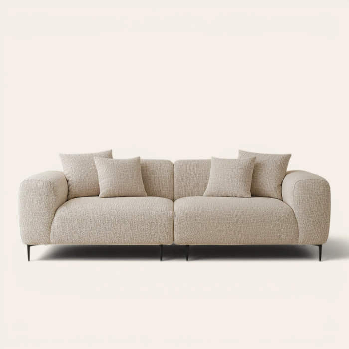 Sofa Cover – Chenille – Almond Cream