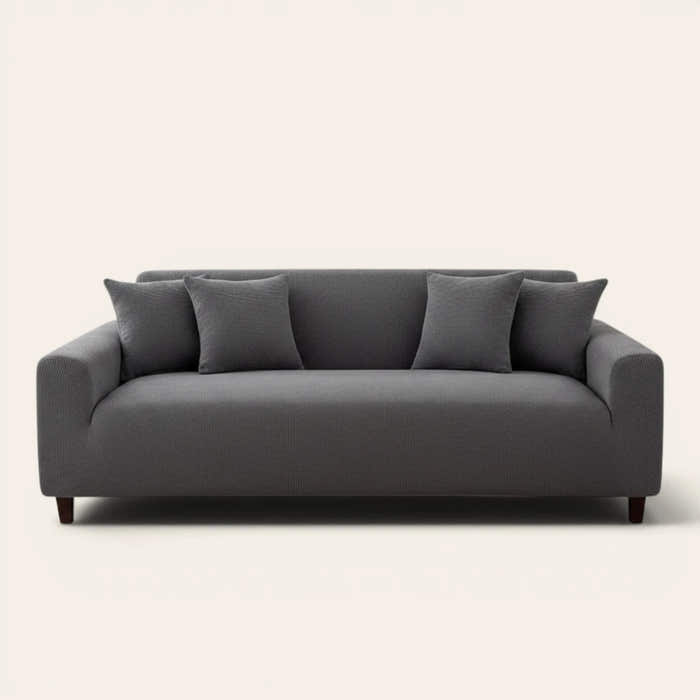 Sofa Cover – Corduroy – Charcoal Gray