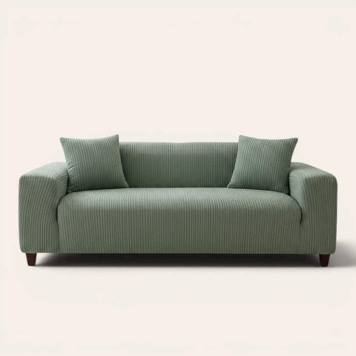 Sofa Cover – Corduroy – Olive Mist