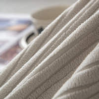Close-up of the draped Silver Cloud corduroy fabric showing its soft ribbed wale