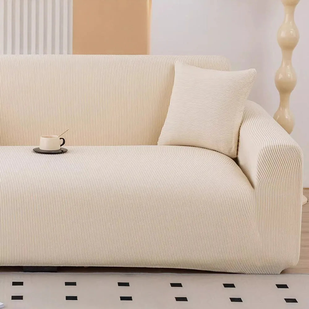 Sofa Cover – Corduroy – Warm Beige