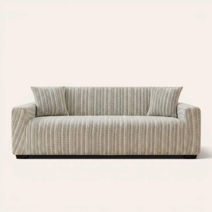 Sofa Cover – Geometric – Arrow Gray