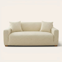 Sofa Cover – Jacquard – Cream Beige