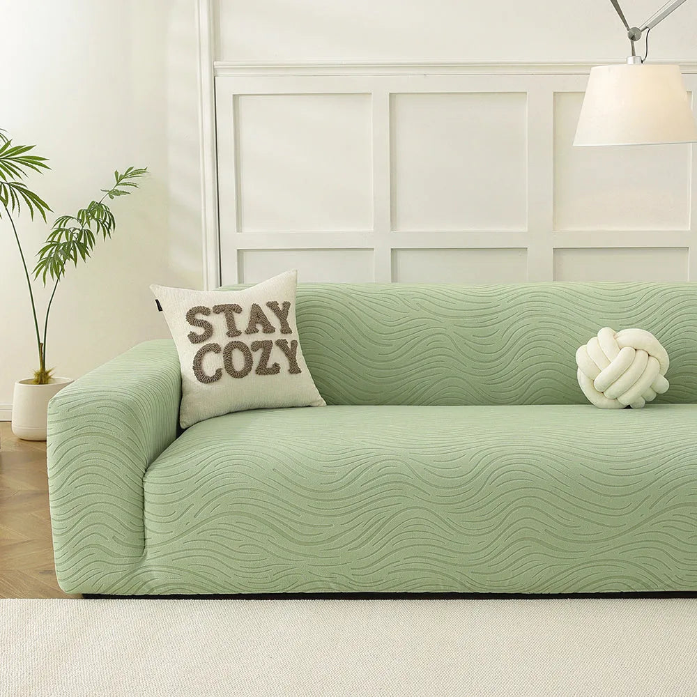Sofa Cover – Jacquard – Sage Whisper