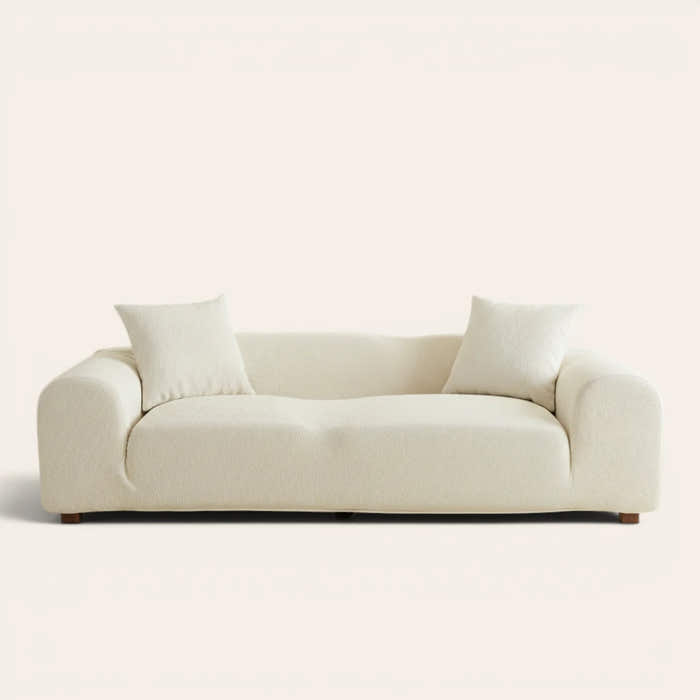 Sofa Cover – Jacquard – Sand Linen