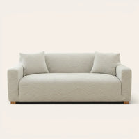 Sofa Cover – Jacquard – Soft Ivory