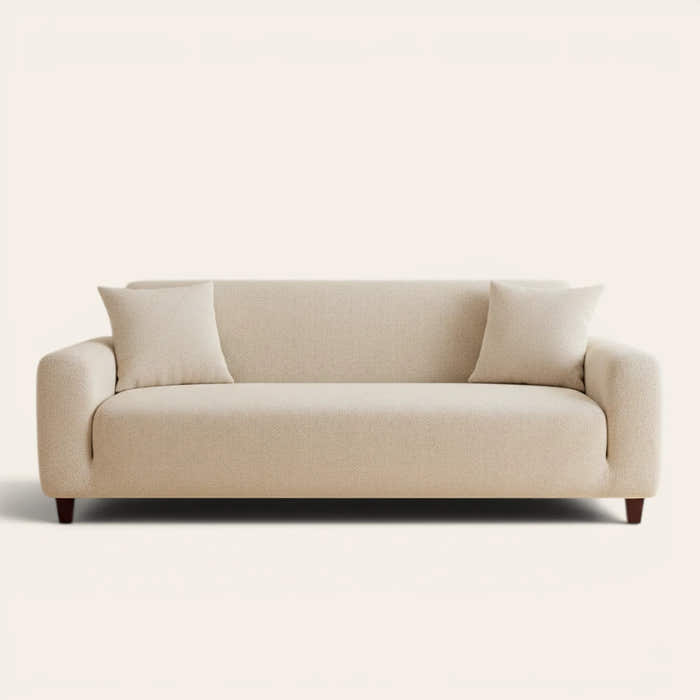 Sofa Cover – Knit – Cream Beige