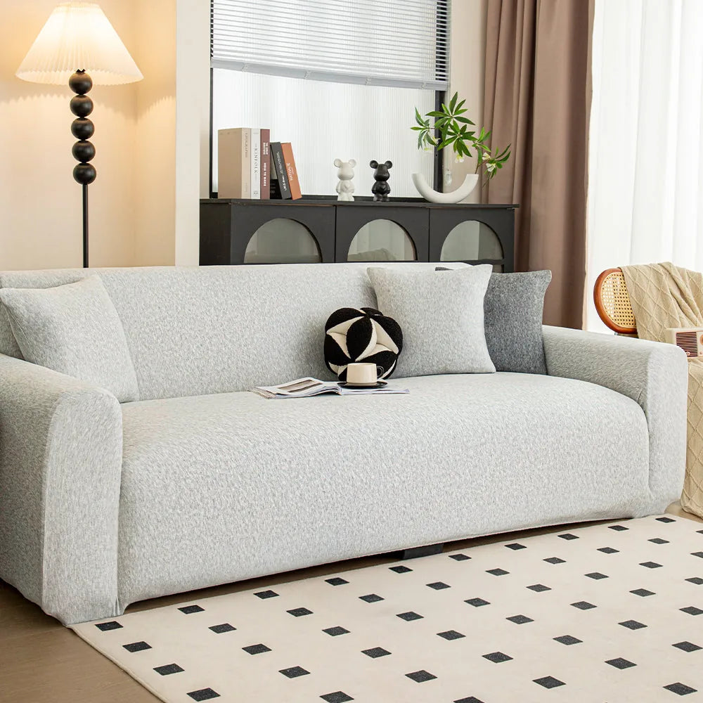 Sofa Cover – Knit – Silver Grey