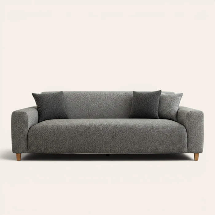 Sofa Cover – Knit – Stone Grey
