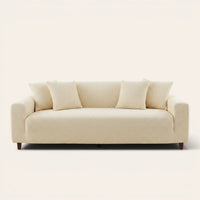 Sofa Cover – Quilted – Cream Ivory