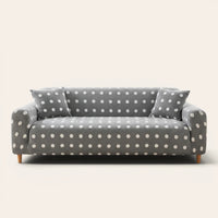 Sofa Cover – Teddy – Grey Snow