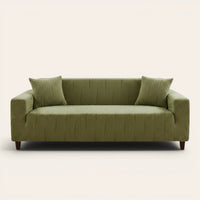 Sofa Cover – Velvet – Sage Green