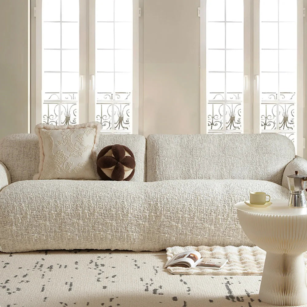 Sofa Cover – Woven – Ivory Cream