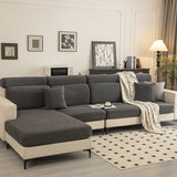 Sofa Cushion Cover – Knit – Charcoal Shade , photo 2