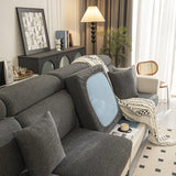 Sofa Cushion Cover – Knit – Charcoal Shade , photo 7