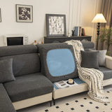 Sofa Cushion Cover – Knit – Charcoal Shade , photo 8