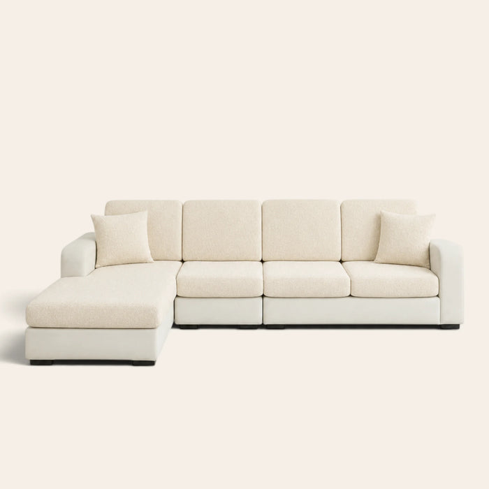 Sofa Cushion Cover – Knit – Cream Linen