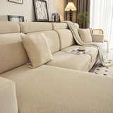 Sofa Cushion Cover – Knit – Sand Beige , photo 1