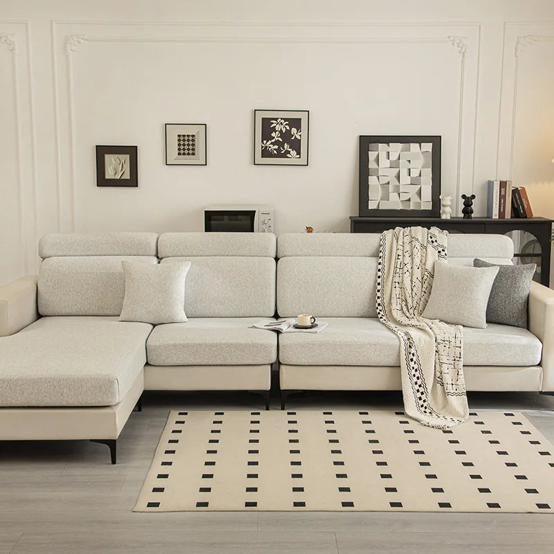 Sofa Cushion Cover – Knit – Silver Grey , photo 1