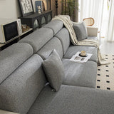 Sofa Cushion Cover – Knit – Stone Grey , photo 3