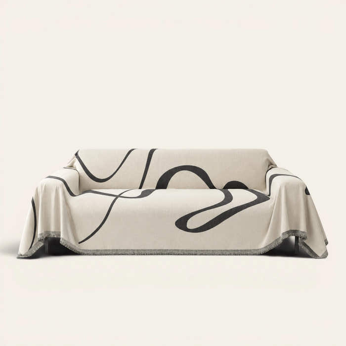 Sofa Throw – Abstract Muse – Abstract Haze